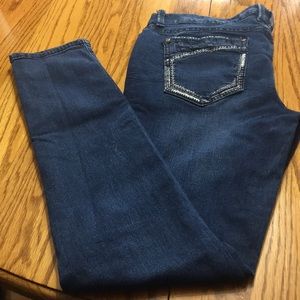 Skinny blue jeans size 11